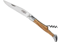 Couteau Laguiole Antan 2P Olivier Mitres Inox Mat 12cm